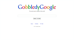 Desktop Screenshot of gobbledygoogle.com